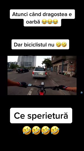 #bucharestbiketraffic ai speriat oamenii 😂