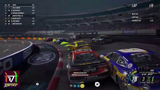NASCAR 22 - Gameplay 3 - #nascar #gameplay #toyota