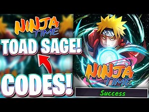 🐸*TOAD SAGE* ALL LATEST TOAD SAGE UPDATE CODES FOR NINJA TIME! ROBLOX NINJA TIME CODES