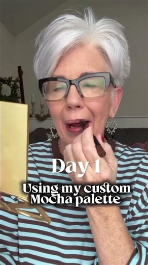 ✨ Day 1 using my custom Mocha palette ✨ Today I’m wearing my Dark Mocha Palette and I am obsessed
