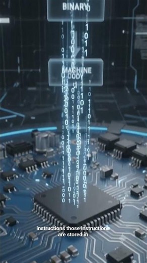 ⚡ How Does a Microcontroller Understand Code? | Code to Hardware | Electronics Basics #Shorts