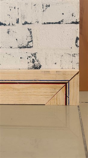 Easy skirting board corner cut 📐🪵 | Magic Hands Creations