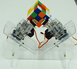 Rubik's Cube Solver Robot with Arduino - Robotic Gizmos