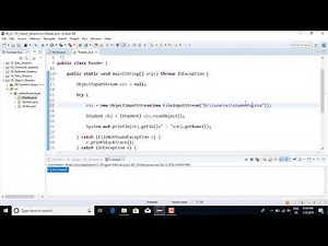 81 Object Stream Exercise
