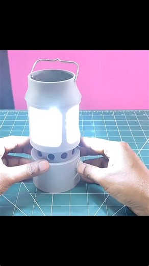 How to make led light lalten using pvc pipe #amazing #diy #shorts