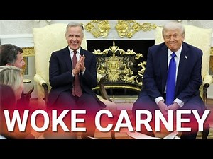 Trump hilariously mocks trans and woke agenda in meeting with progressive Canadian PM Carney