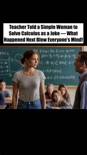 Teacher Told a Simple Woman to Solve Calculus as a Joke — What Happened Next Blew Everyone’s Mind! | Warriors Untold