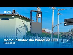 Como instalar um painel de LED: passo a passo completo (Animação em 3D)