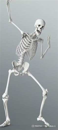 What an amazing dancing Skeleton this is! #aiart #skeleton #dancingskeleton #aiart #skeleton