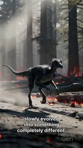 How a Dinosaur Became a Chicken #dinosaur#evolution#sciencefacts#chicken#prehistoric#aianimation