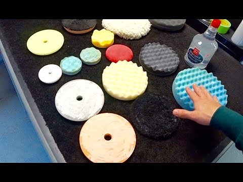 How to Clean Auto Detailing Polishing Pads
