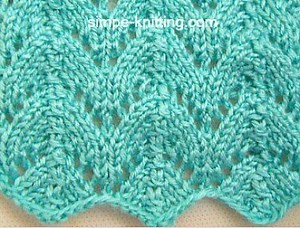 Horseshoe Lace Stitch Pattern