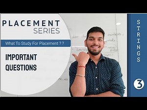 String || What to Study || Complete Placement Series Guide 🔥🔥|| Love Babbar