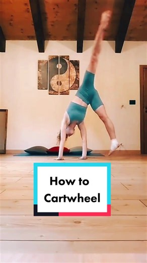 Can you do this?😎 comment below👇🏼 #cartwheel #cartwheelchallenge #gymathome #gymnasticstutorial #gymnastics