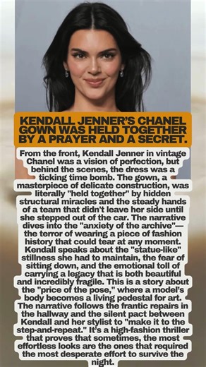 Kendall Jenner’s Chanel Gown ALMOST Fell Apart! #kendalljenner