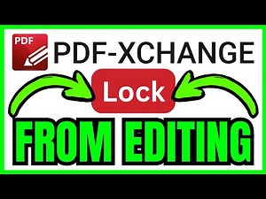 How To LOCK PDF From Editing In PDF XChange Editor (QUICK & EASY) 2026