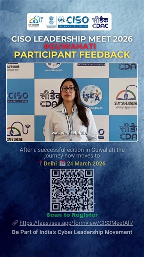 CISO Leadership Meet 2026 — Participant Experience | Guwahati
