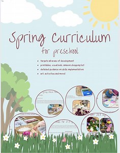Spring Curriculum for Preschool Aged Children. Art, Activities, Skills Based Learning and More! - Etsy UK