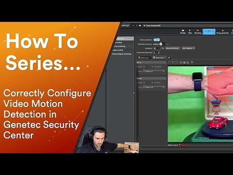 How to PROPERLY Configure Video Motion Detection in Genetec Security Center - Omnicast Training