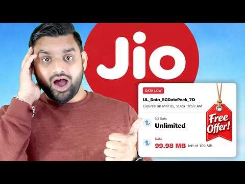 Jio Unlimited 5G Data + Free 100MB – Plan Info & Tricks (2026)