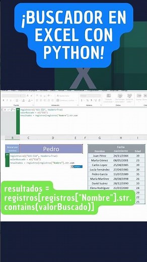 Now you can create a search engine with #python in #excel