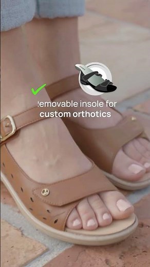 The Best Adjustable & Orthotic-Friendly Sandal for Comfort and Style! ☁️