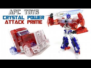 APC Toys APC 003 Crystal Power Attack Prime TFP Optimus Prime Review