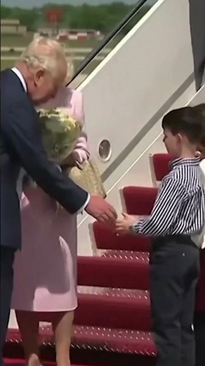 King Charles and Queen Camilla Greeted with Flowers