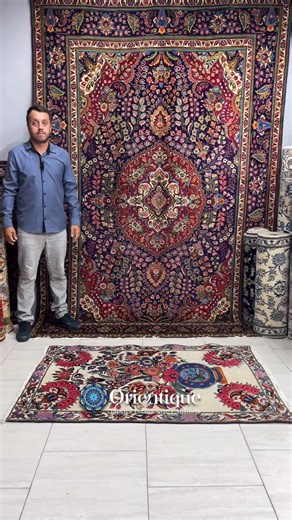 Orientique on Instagram: "🌟 Legítimo Tapete Persa Tabriz 🌟 Uma peça clássica, rica em detalhes florais e com o tradicional medalhão central que é marca registrada dos melhores tecelões de Tabriz. Tons profundos de vermelho, azul marinho e detalhes em dourado criam um visual luxuoso que transforma qualquer ambiente. 📏 Medidas: 3.02m x 2.05m 🏷 Oferta Orientique: Em 12x de R$: 699,00 À vista: 12% de desconto Elegância persa, qualidade autêntica e um preço imperdível. ✨ Ideal para quem busca sof
