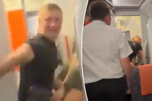 Couple aboard easyJet flight caught joining mile high club: ‘Oh my f—ing god’