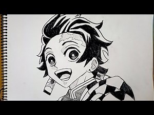 Comment Dessiner Tanjiro Kamado Demon Slayer