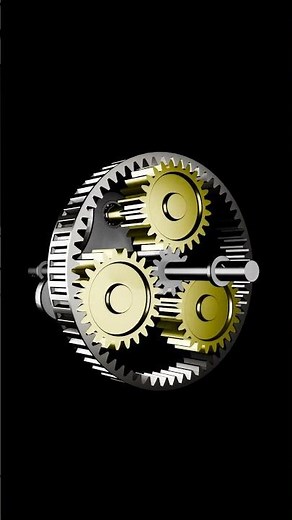 Planetary Gear Mechanism | Blender 3D Animation | 👉 Watch process at https://youtu.be/vAdANOrnFdE