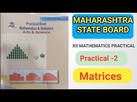 12th Math Practical Book | 12th Mathematics & Statistics | HSC Math Handbook all Solutions