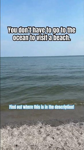 Edgewater Beach Cleveland Ohio | Lake Erie Beaches #shorts