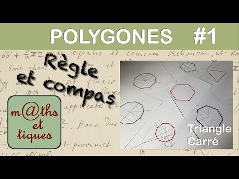 Regular polygons with ruler and compass # 1 of 4