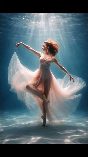 Submerged Grace: An Underwater Ballet Dream