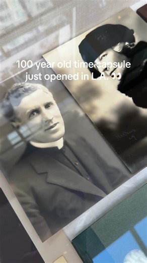 The L.A. Public Library just opened a time capsule from 1925. | la public library time capsule