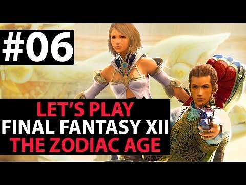 Let's Play Final Fantasy XII The Zodiac Age Walkthrough 100% - Royal Palace of Rabanastre - Part 6