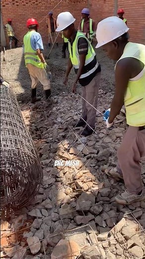 Installing BRC Mesh with concrete #brc#techniques#tips#measurement#shorts