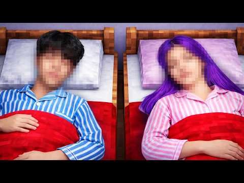 Having a REALISTIC SLEEP OVER in Minecraft!