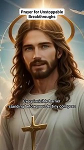 14K views · 1.4K reactions | Prayer for Unstoppable Breakthroughs. #reels #viral #Breakthrough #Faith #Prayer #Blessings | Jesus's prayers | Facebook