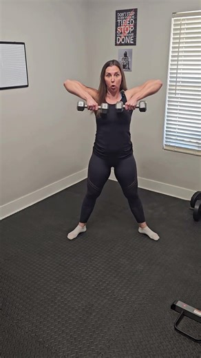 Dumbbell Sumo Squat High Pull Tutorial