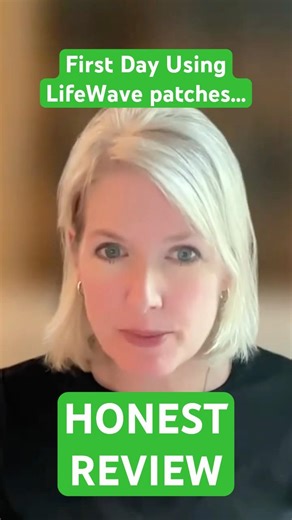 First Day Using Lifewave...