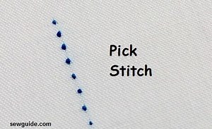 Pick Stitch - How To Do It & Where To Use It Beautifully - SewGuide