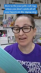 118K views · 3.5K reactions | How to fix a common mistake when sewing a jelly roll rug. #sewing #jellyrollrug #diy #oops | Uniquely Mateo | Facebook