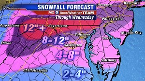 WINTER STORM WARNING: Spring snowstorm arrives in DC region