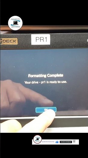 Format SSD in Hyperdeck Extreme 8K HDR #shorts #blackmagicdesign #hyperdeck #extreme8KHDR #ssdformat