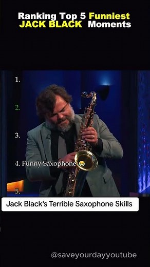 Ranking Top 5 Funniest JACK BLACK Moments