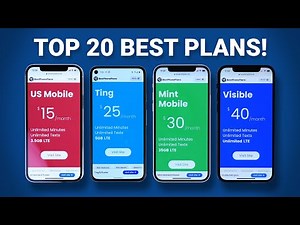 Top 20 Best Cell Phone Plans! (End of 2020)