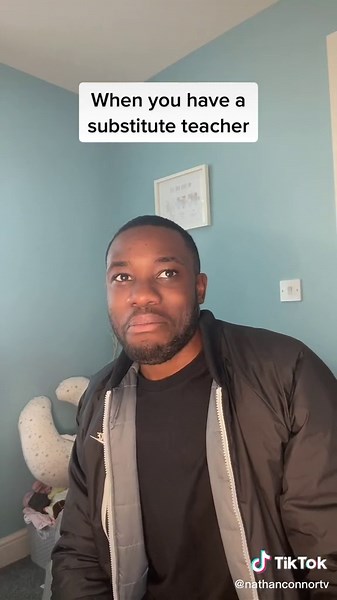 When you have a substitute teacher! #school #teacher #student #fyp #foryoupage #viral